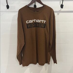 Carhartt Men's Brown Long Sleeve Tee